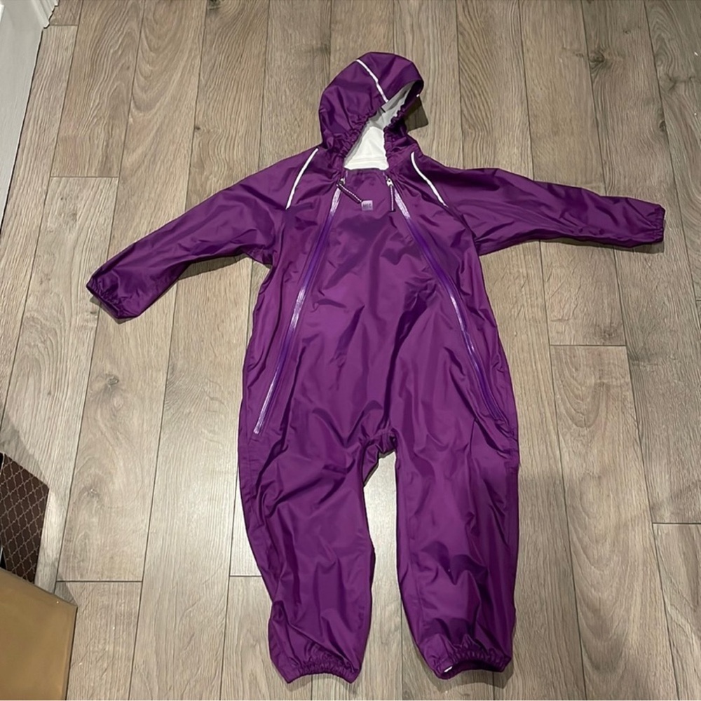 MEC purple rain suit - size 4